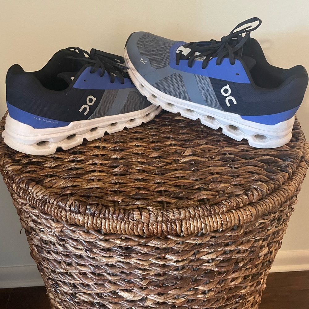 On Running- Cloudrunner: Metal/Midnight 9.5